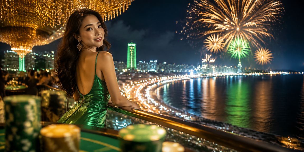 Người chơi thư giãn tại bãi biển Nha Trang và đặt cược thể thao trên điện thoại